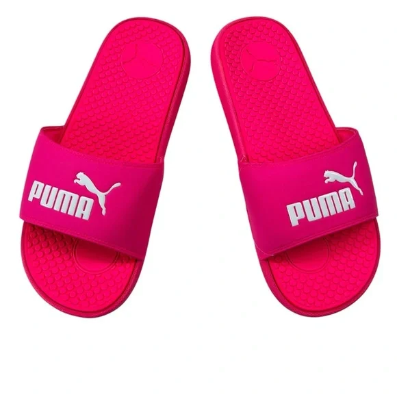 Puma Cool Cat WNS knockout pink Slide Sandals – Style 371013-12 – Women’s US - Picture 4 of 9